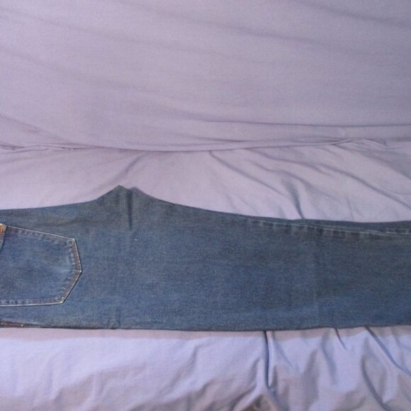 Vintage Distressed Men's Rustler Straight leg Jeans 34" x 30" - Picture 4 of 6